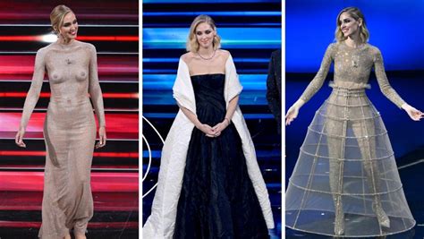 Sanremo 2023: Chiara Ferragni ha copiato il look da Yves Saint 